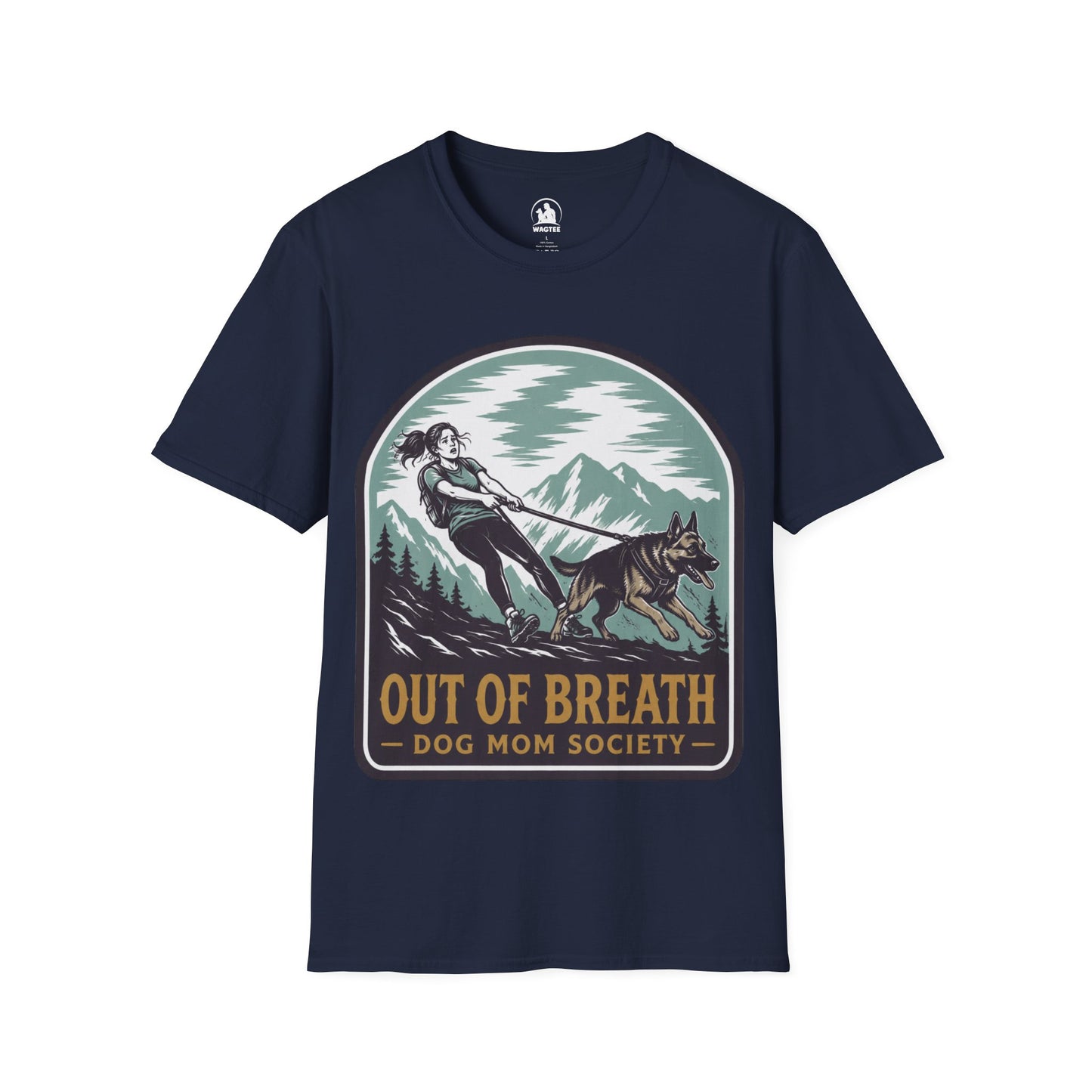 Out of breath dog mom