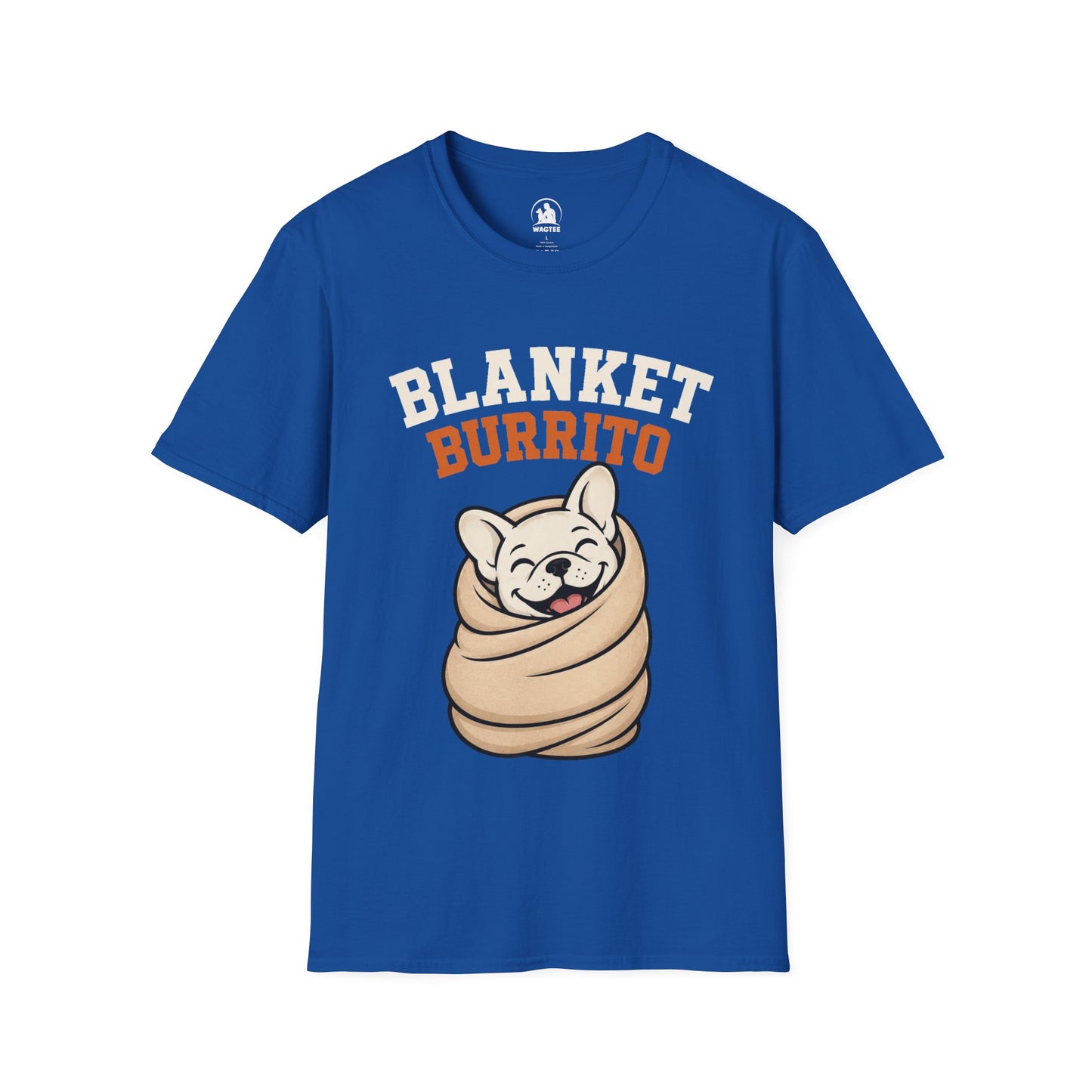 Frenchie blanket burrito