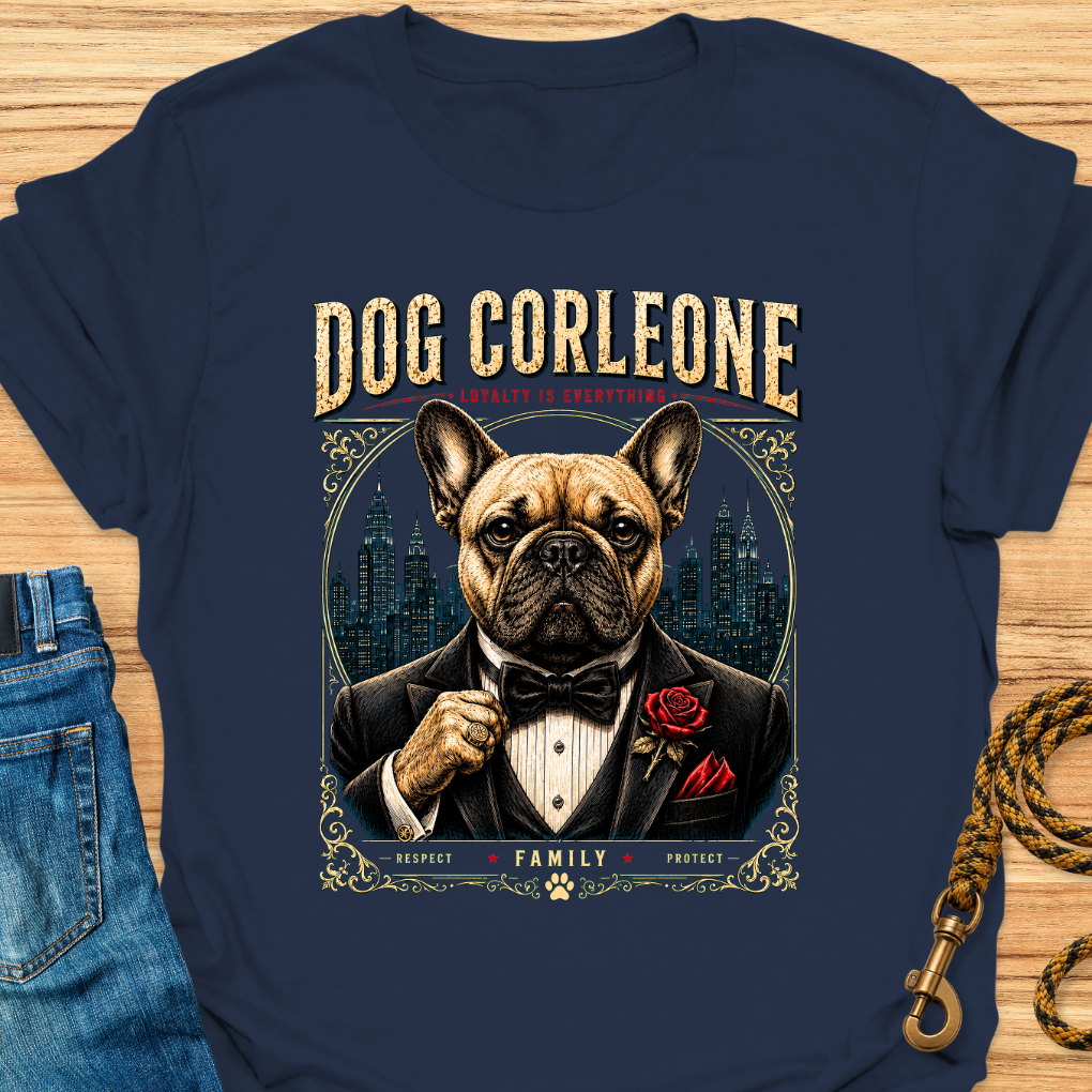 Frenchie dog Corleone