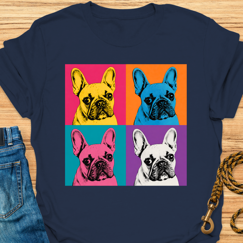 Frenchie pop art