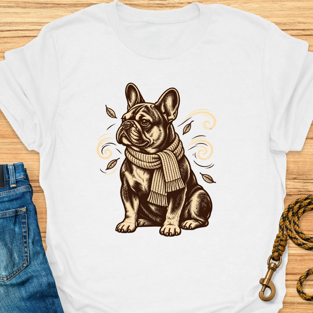 Frenchie in the Wind