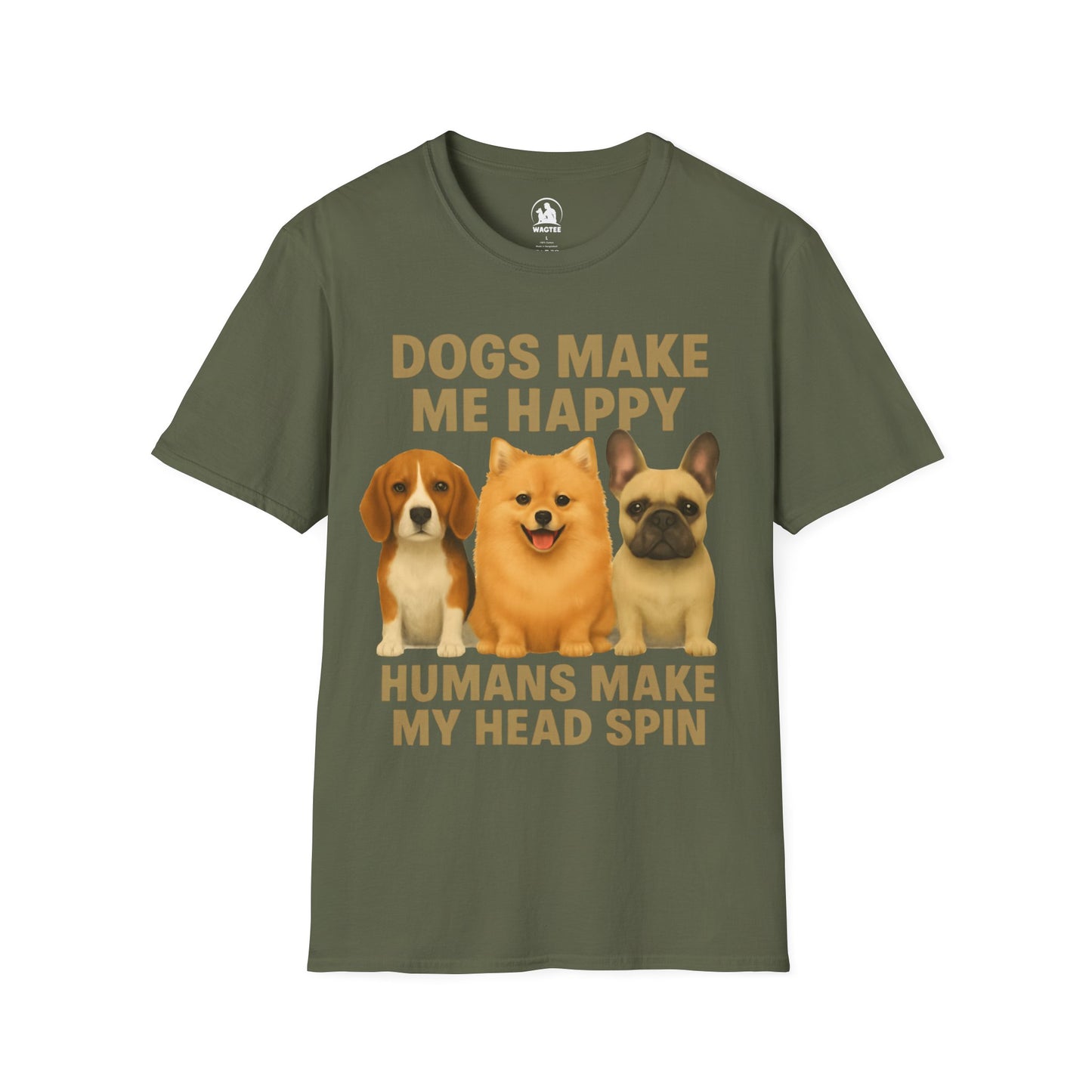 Dogs make me happy