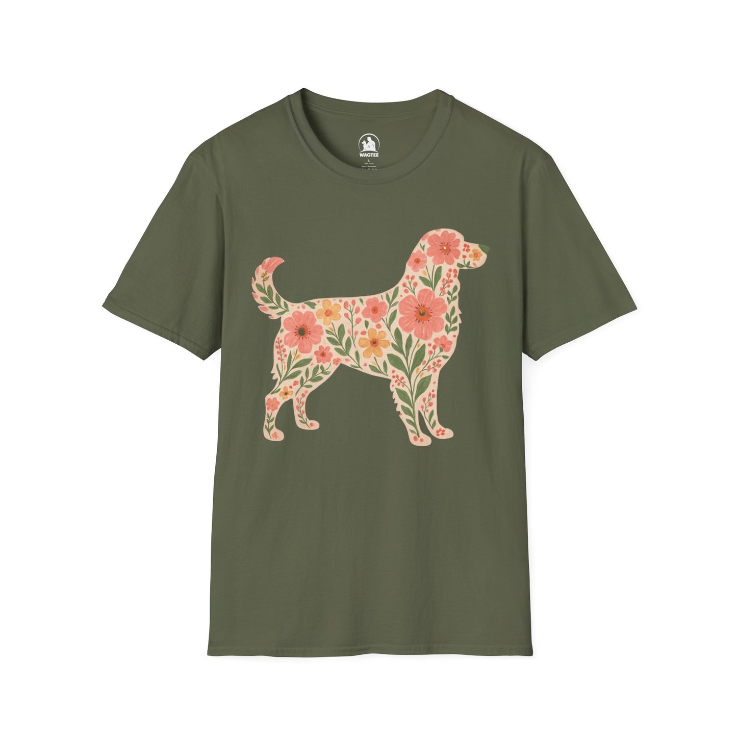 Floral dog