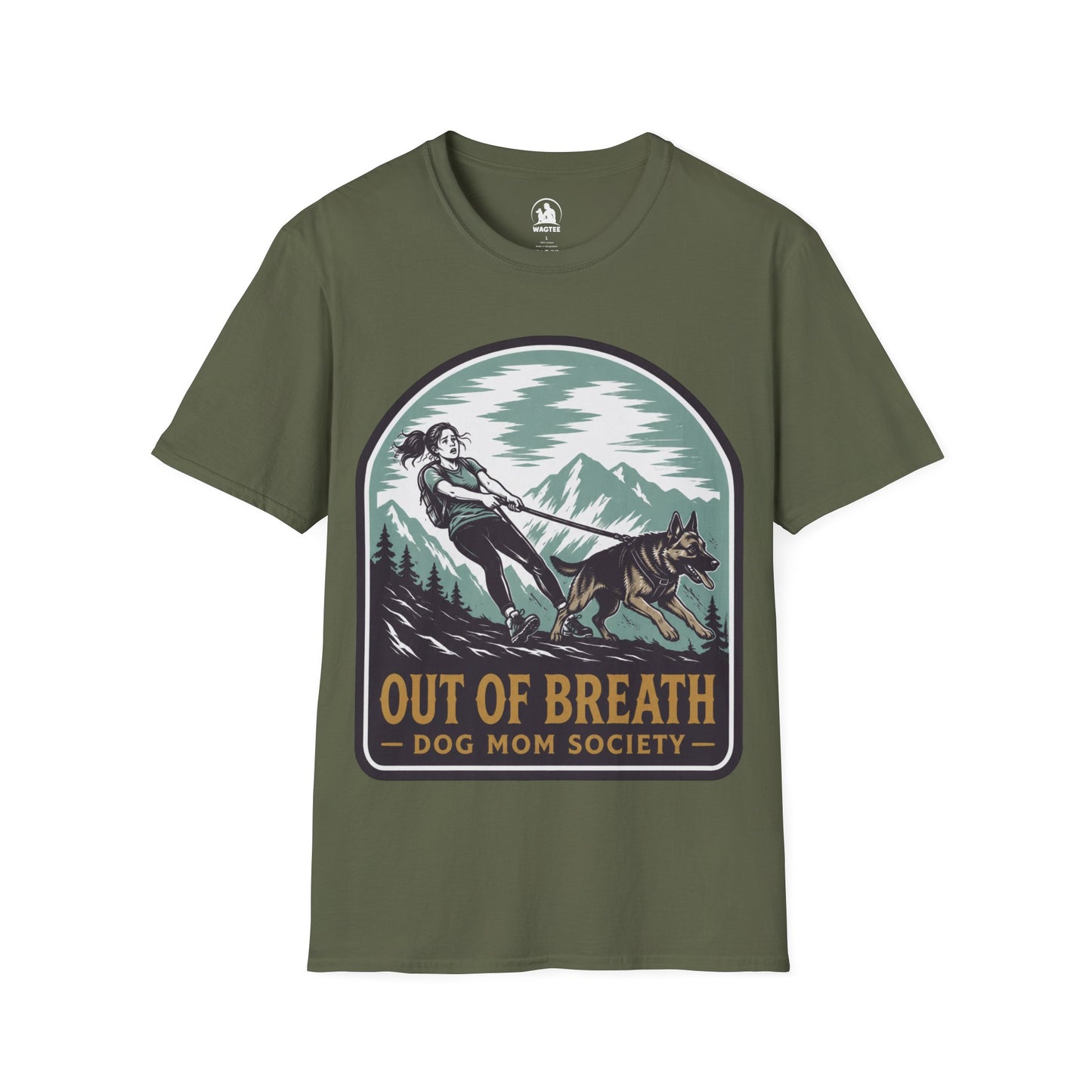 Out of breath dog mom