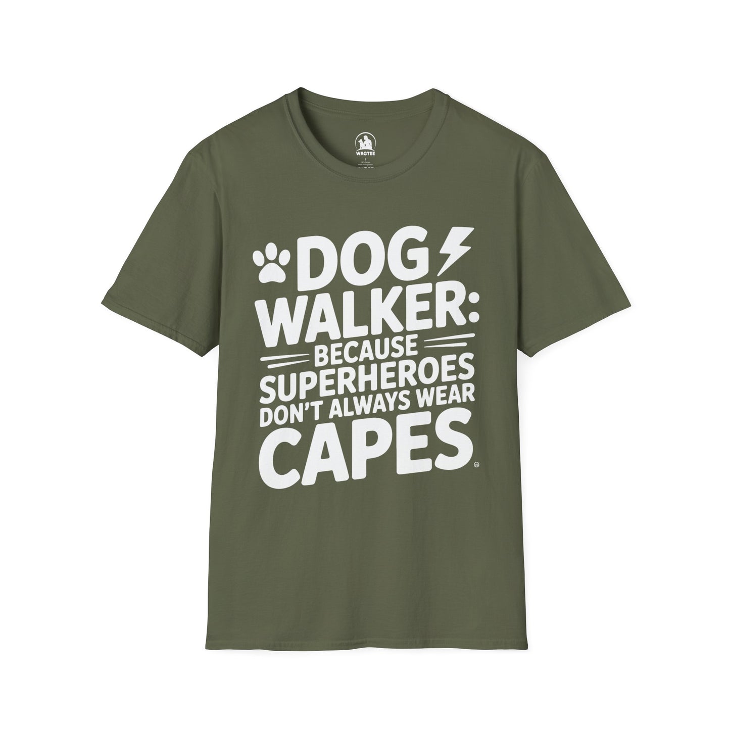 Dog walker because superheroes don't always wear capes