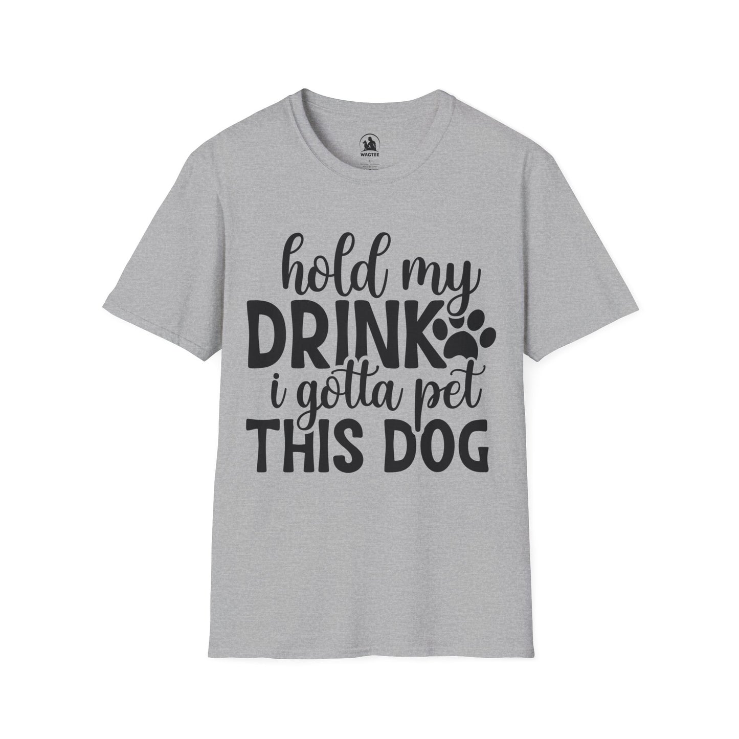 Hold my drink I gotta pet this dog