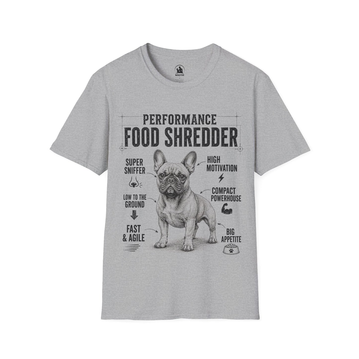 Performance food shredder frenchie
