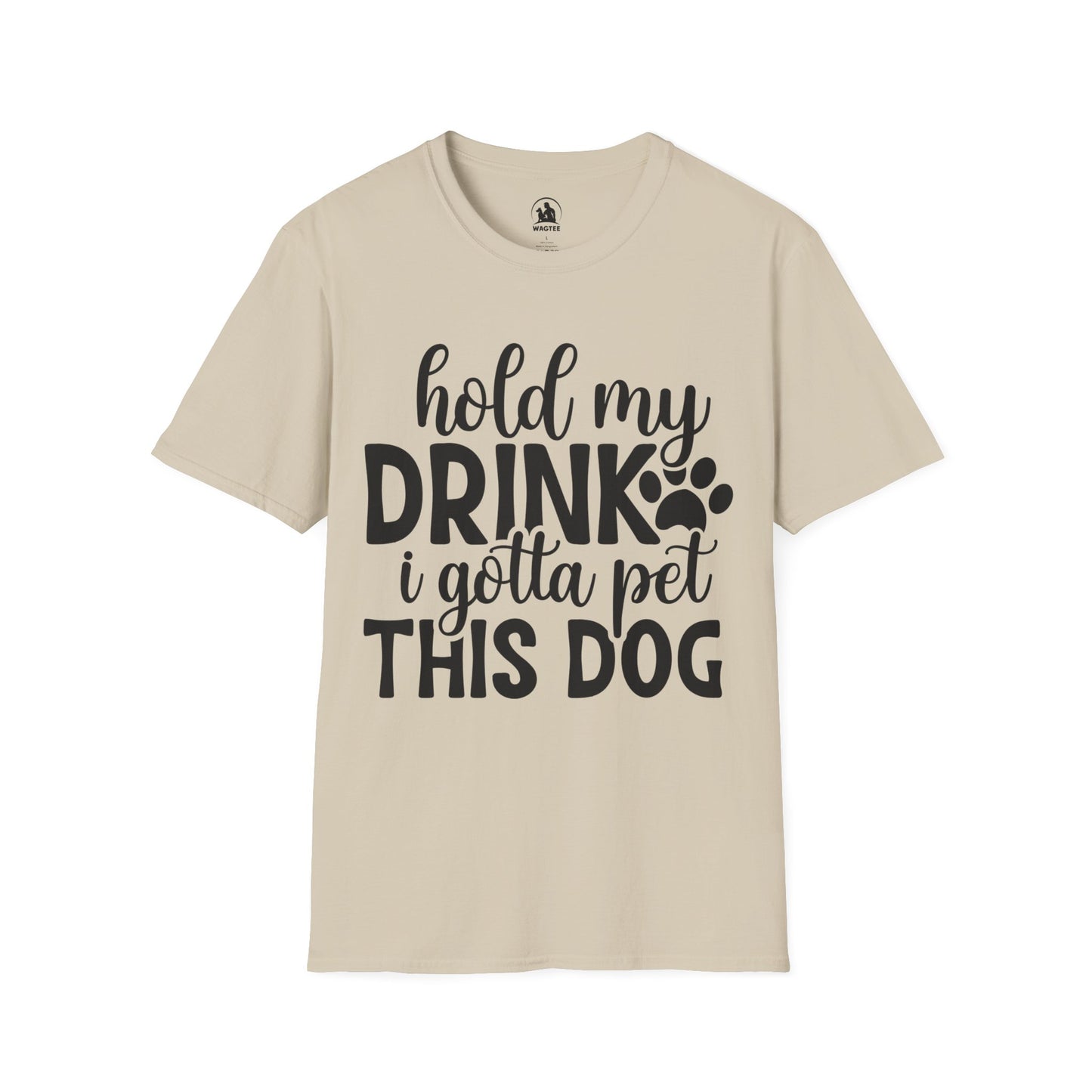 Hold my drink I gotta pet this dog