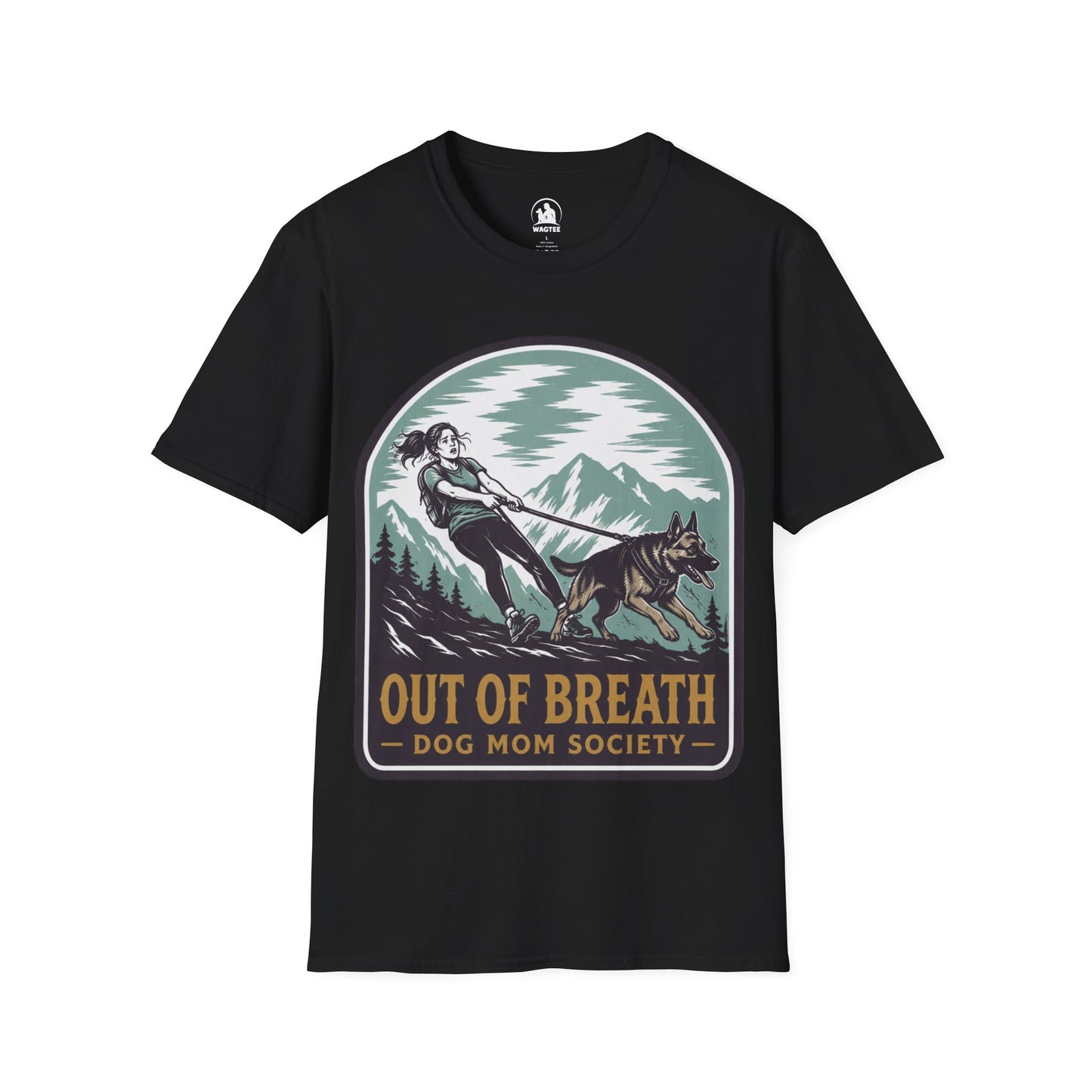 Out of breath dog mom