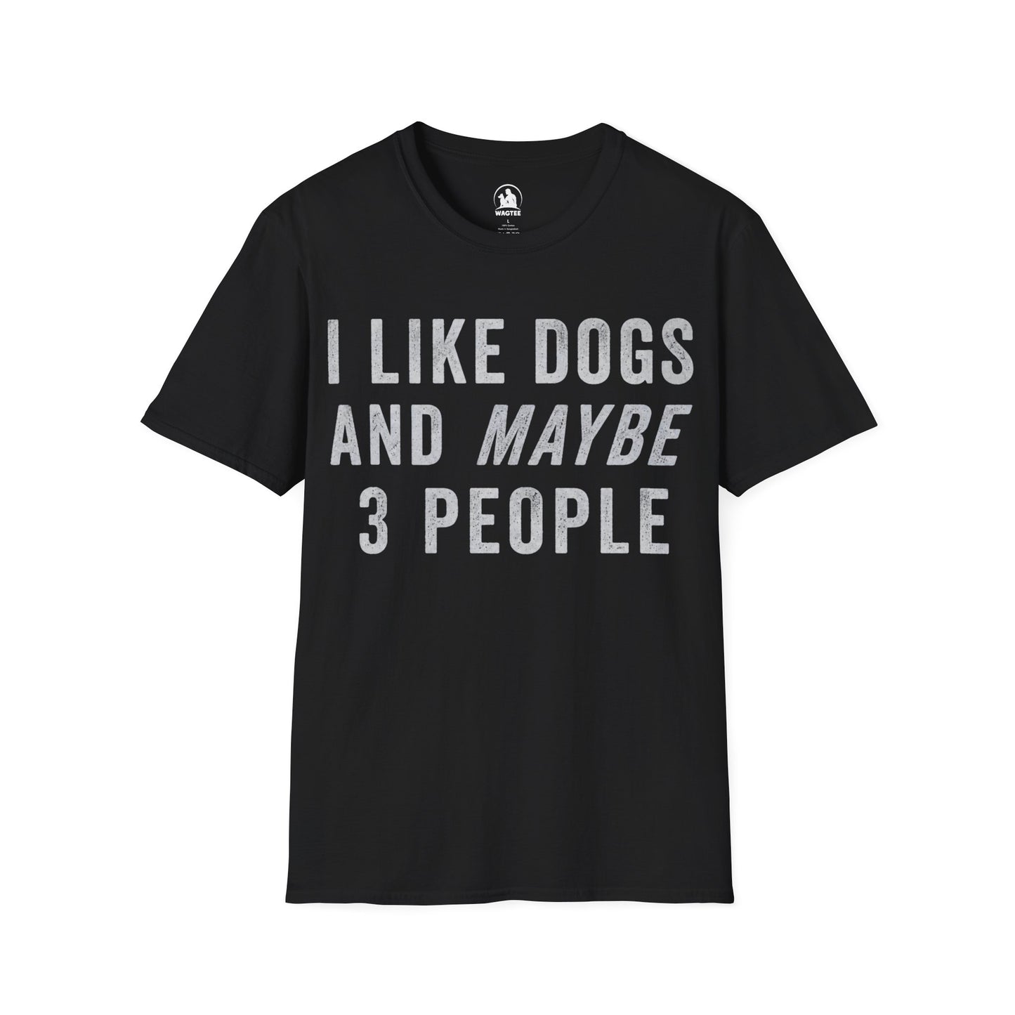 I like dogs and maybe 3 people