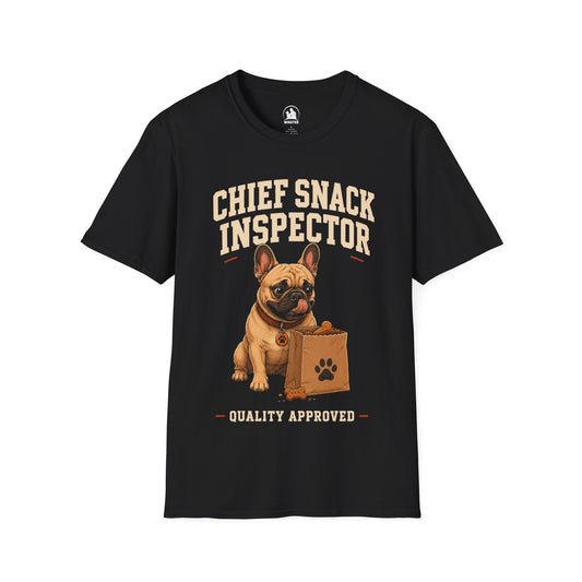 Frenchie chief snack inspector
