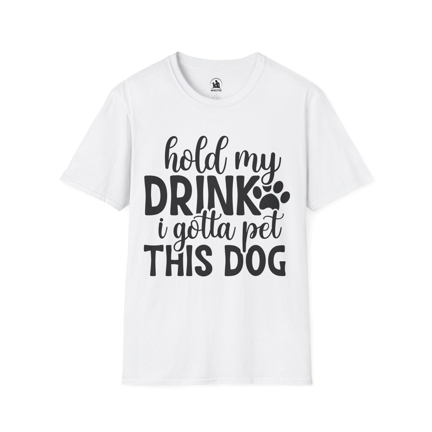 Hold my drink I gotta pet this dog