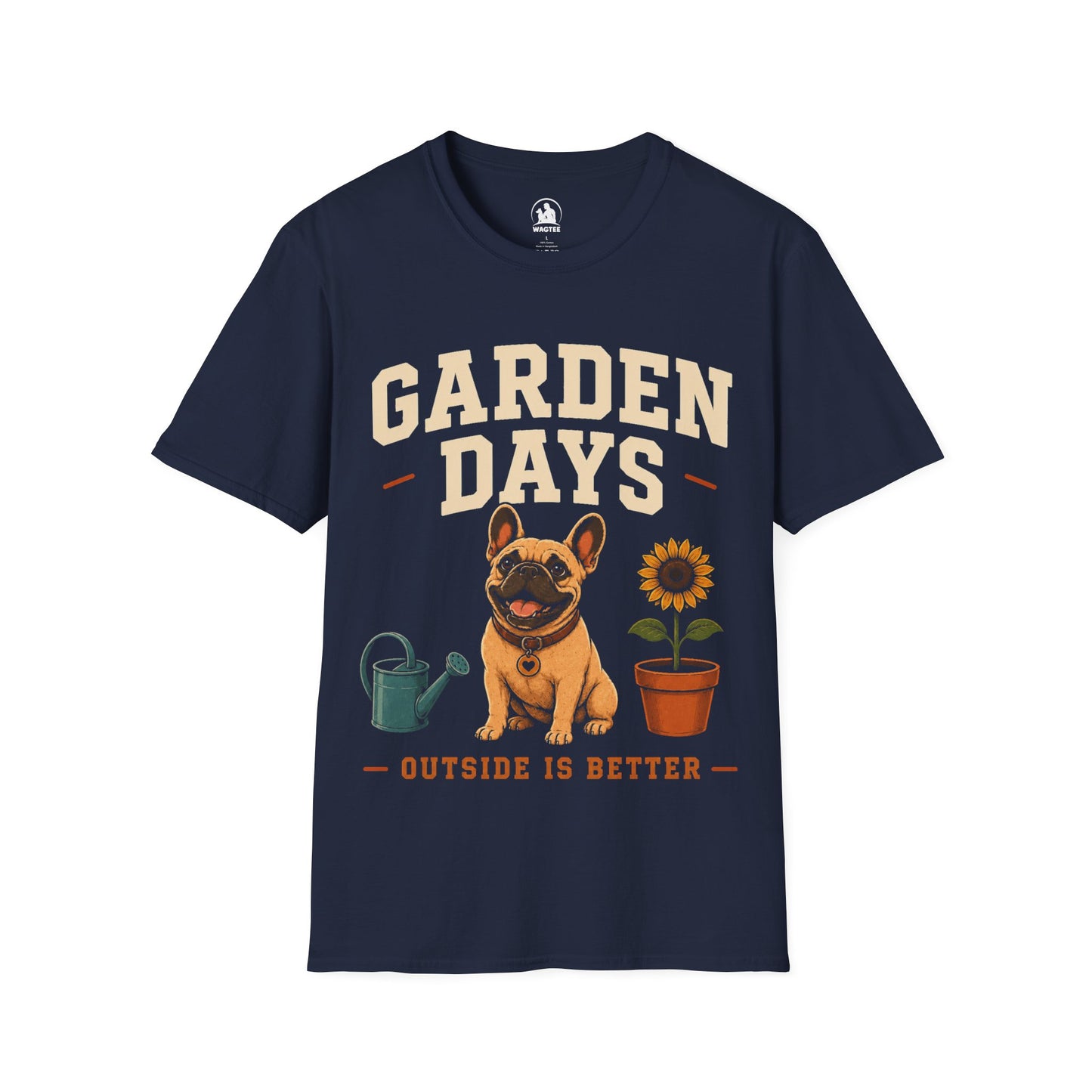 Frenchie garden days
