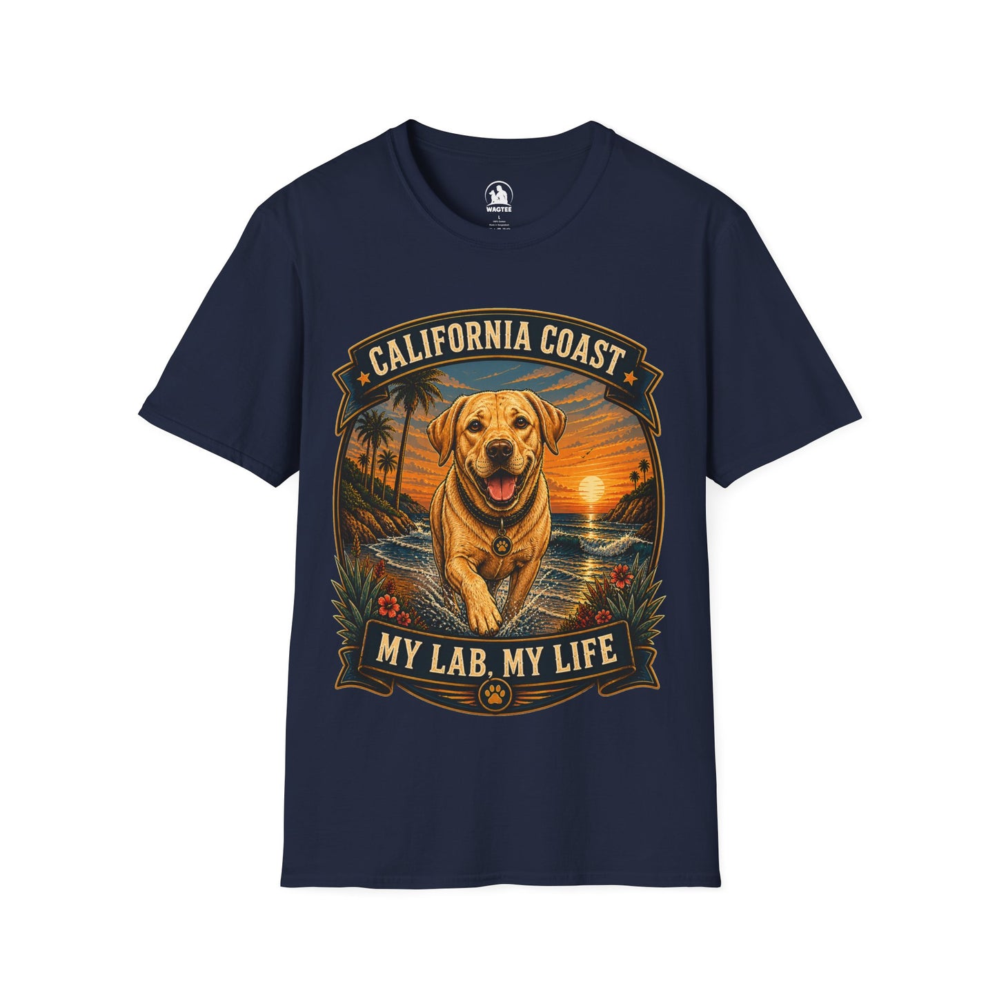 California coast, my lab my life