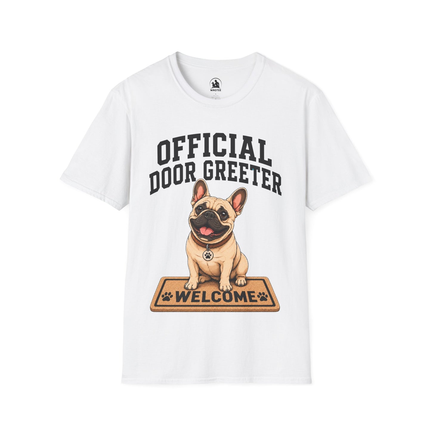 Frenchie door greeter