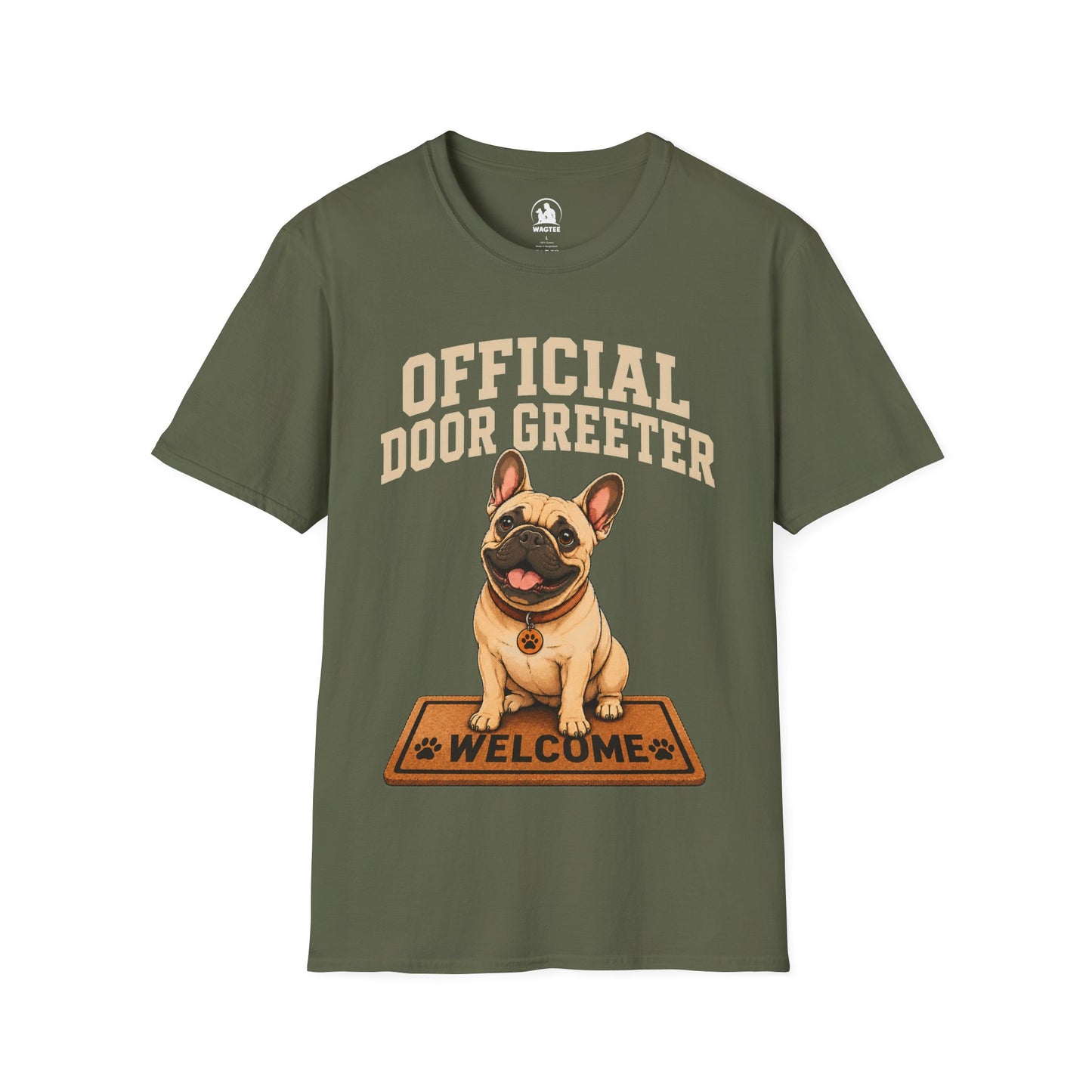 Frenchie door greeter