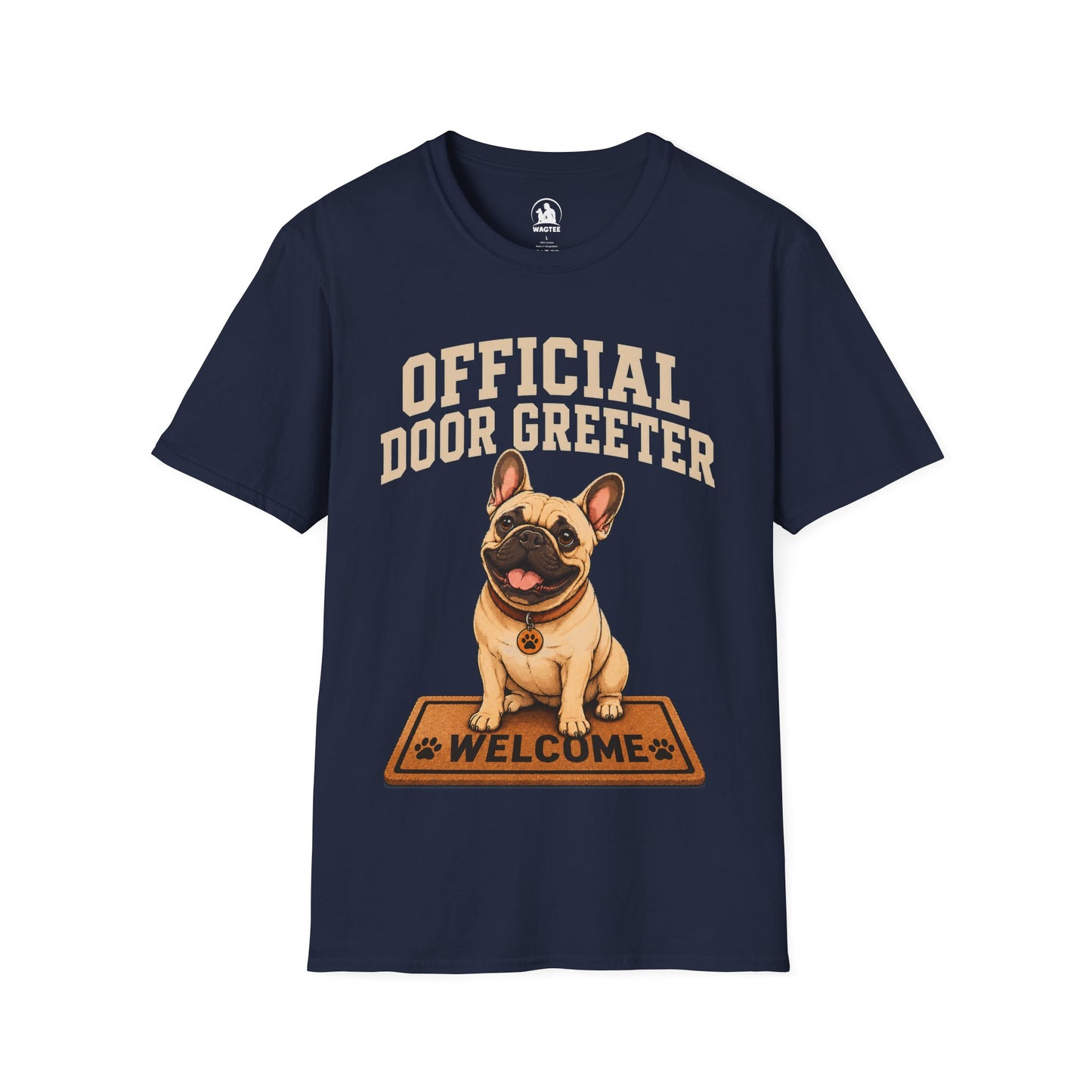 Frenchie door greeter
