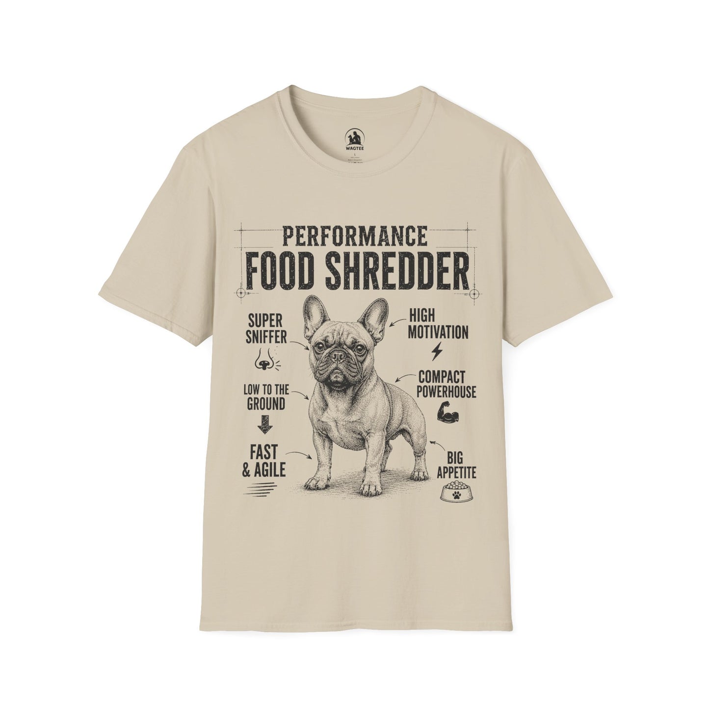 Performance food shredder frenchie
