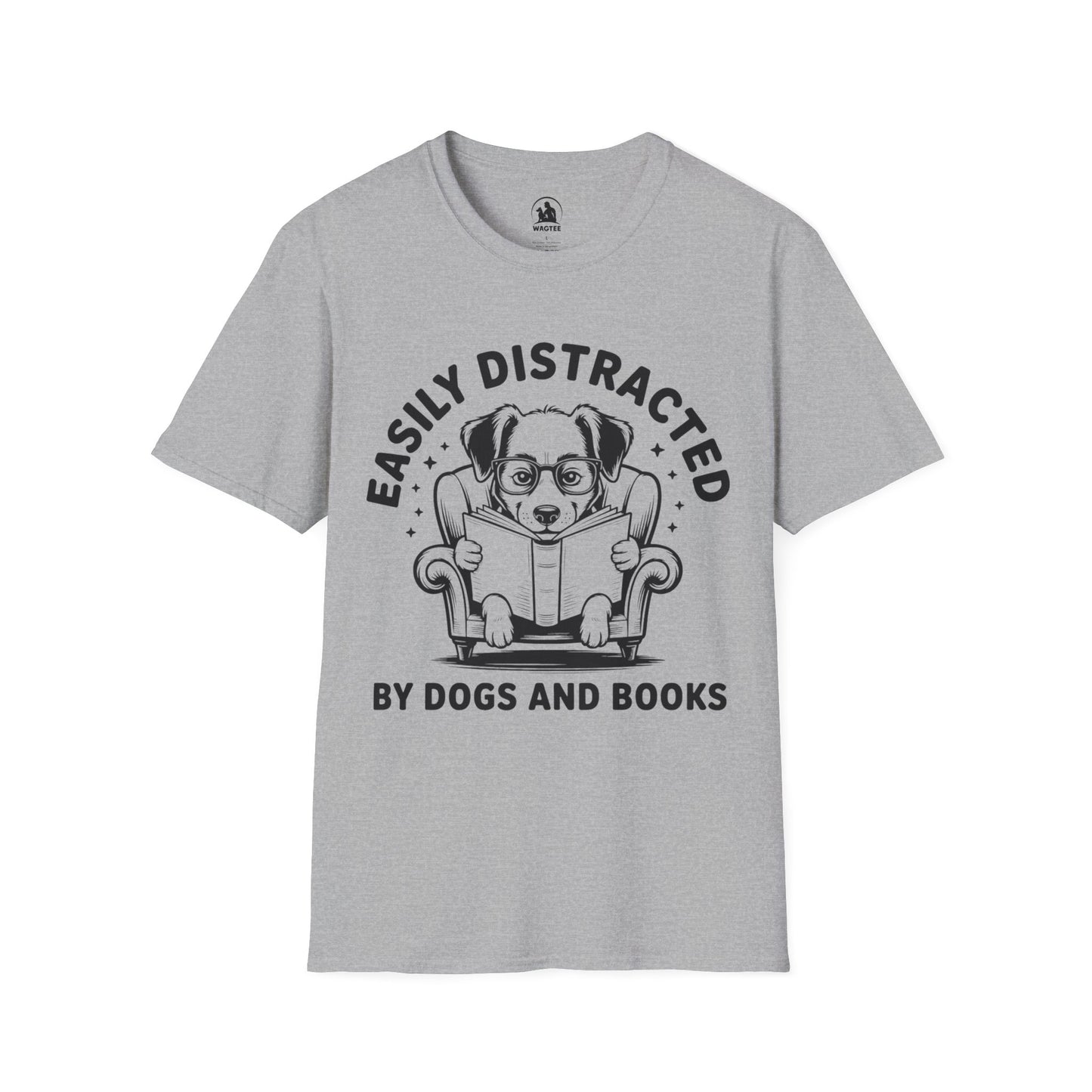 Easily distracted by dogs and books