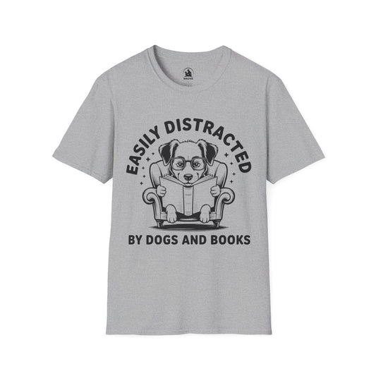 Easily distracted by dogs and books