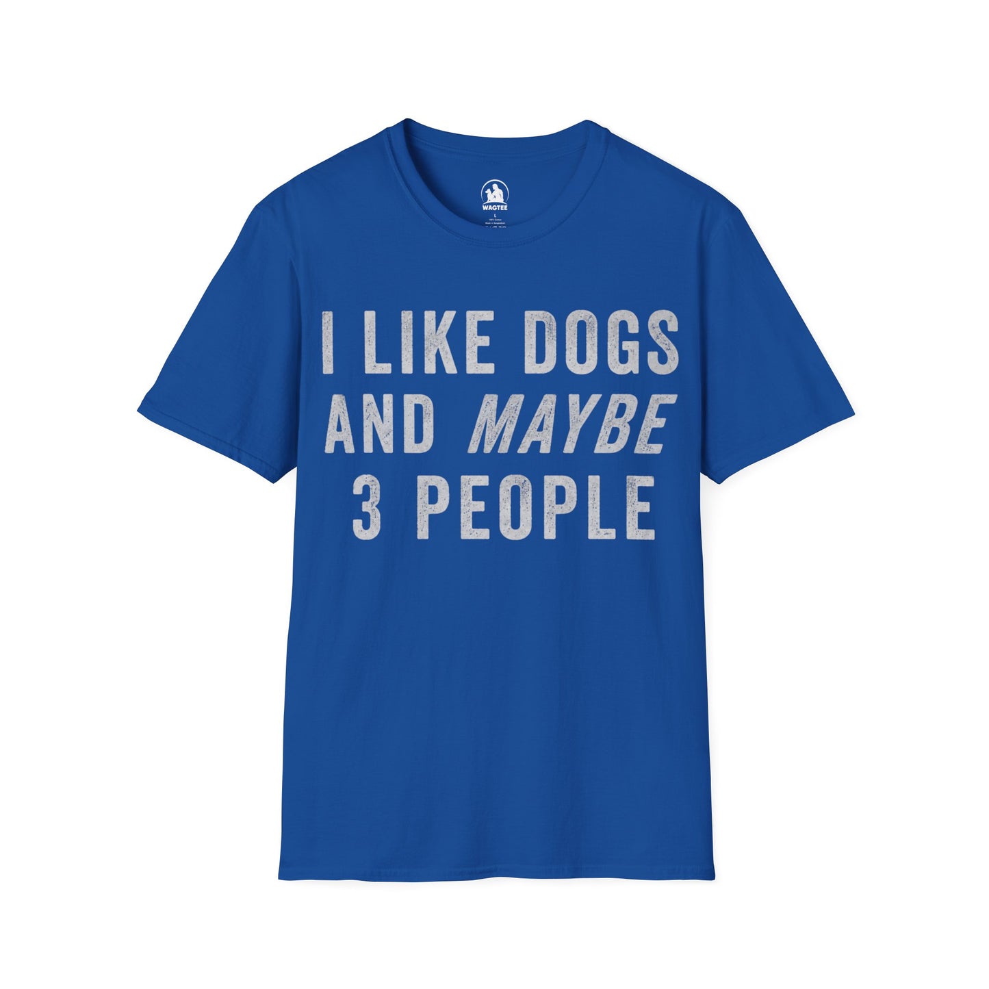 I like dogs and maybe 3 people