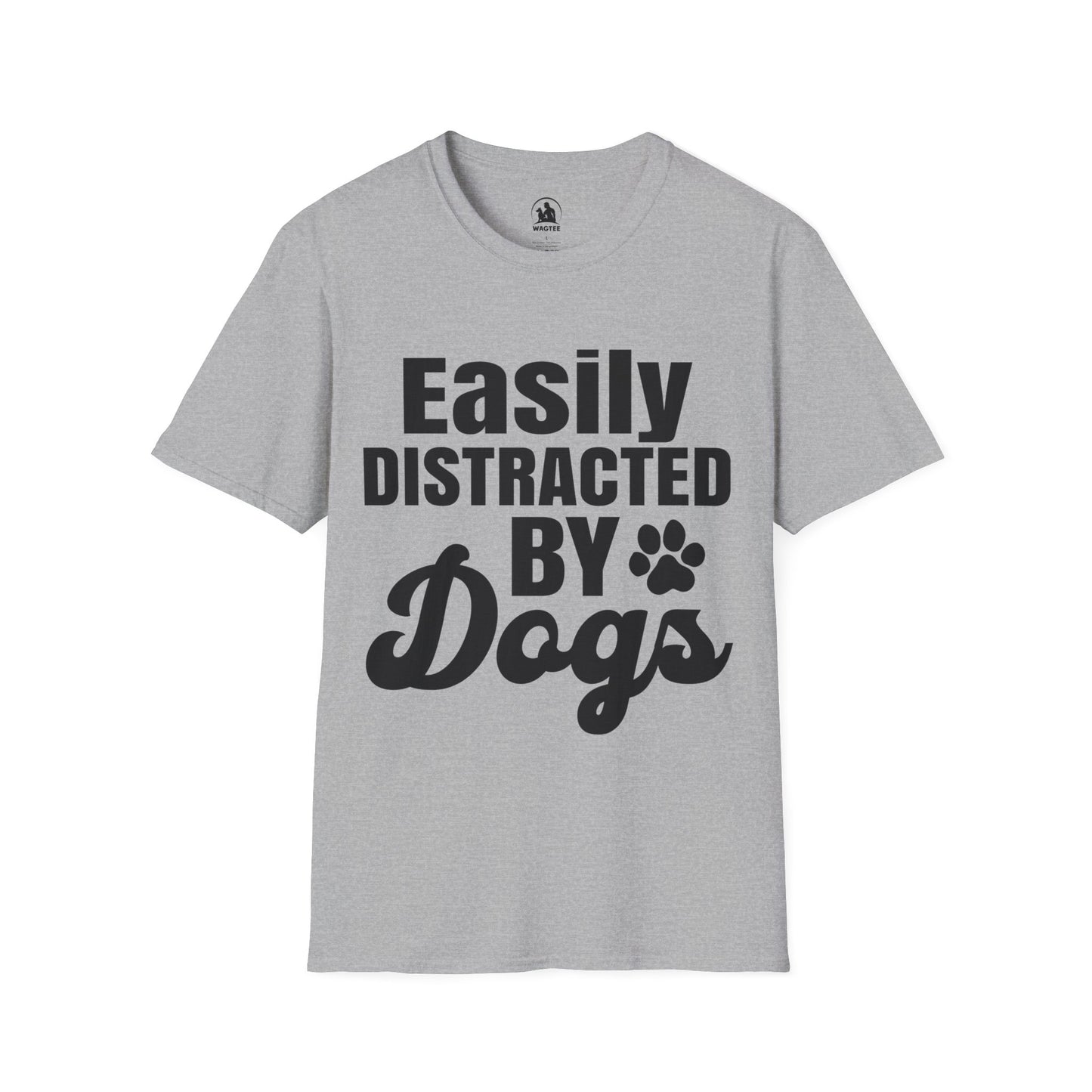 Easily distracted by dogs