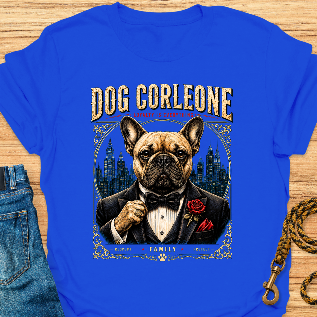 Frenchie dog Corleone