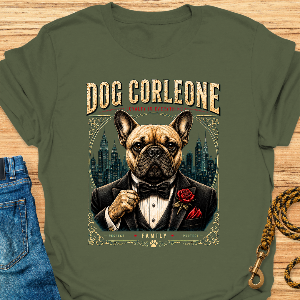 Frenchie dog Corleone