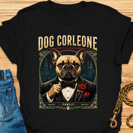 Frenchie dog Corleone