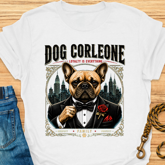Frenchie dog Corleone
