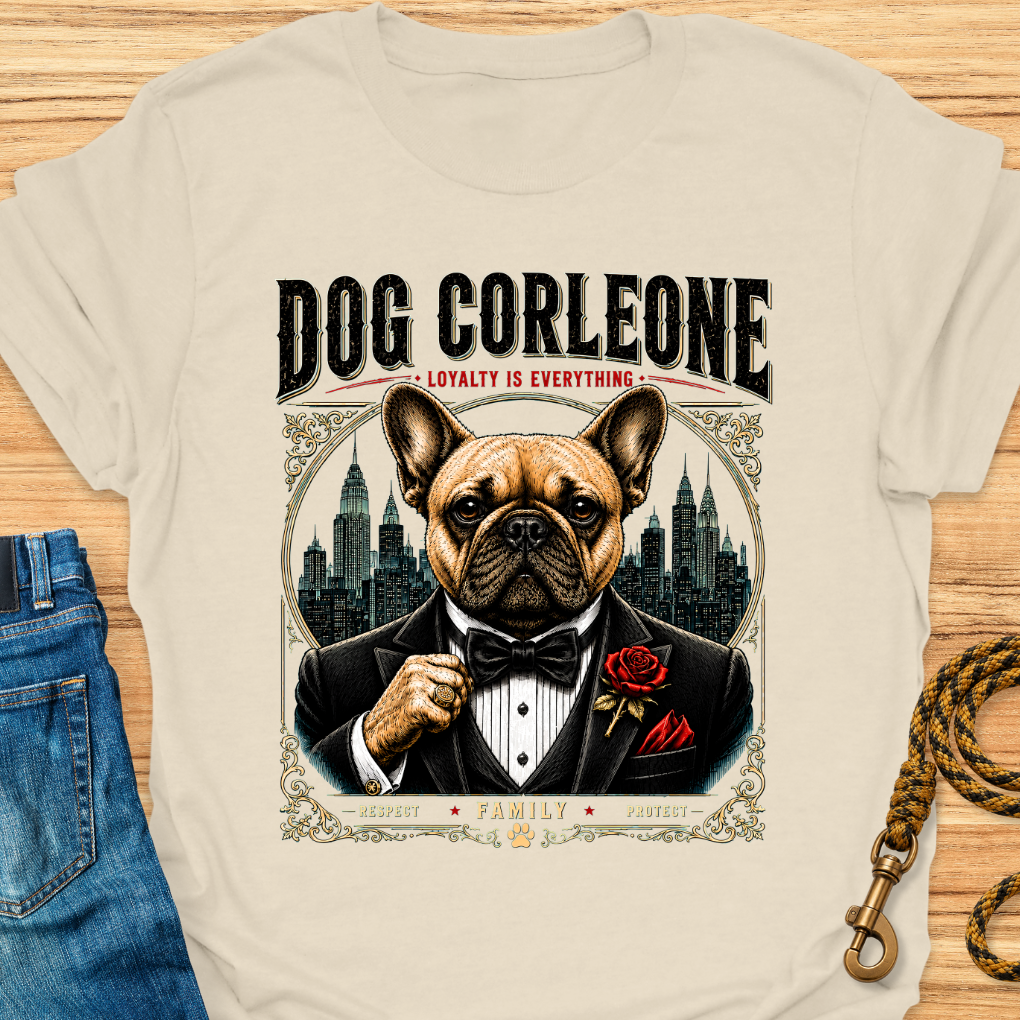 Frenchie dog Corleone