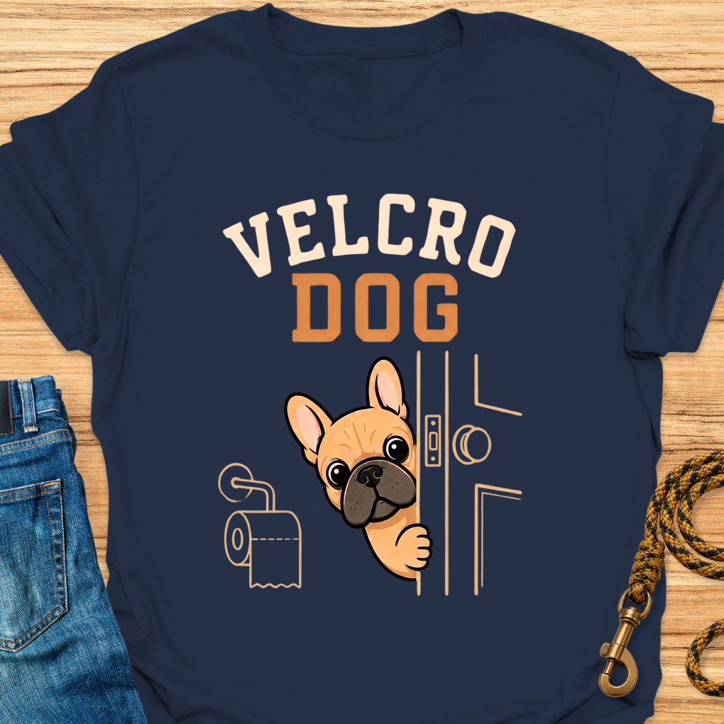 Frenchie velcro dog