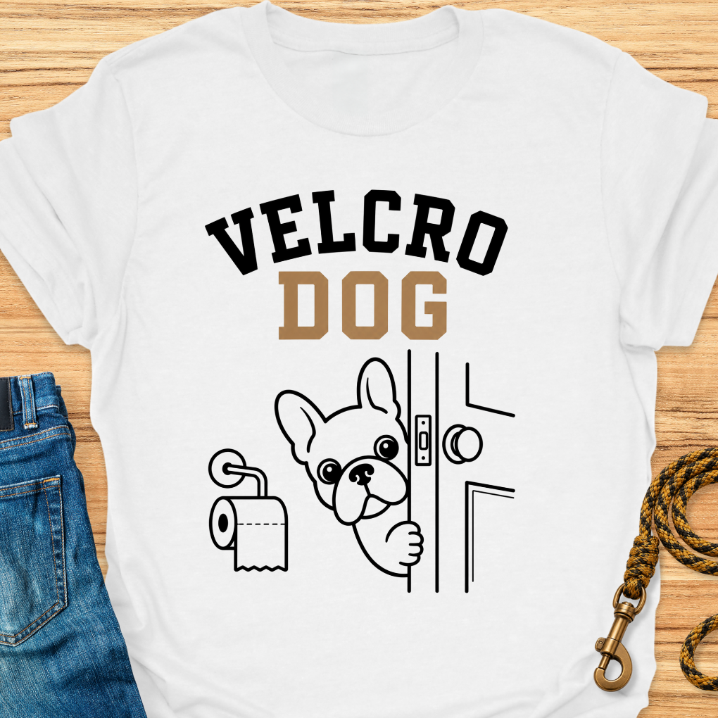 Frenchie velcro dog