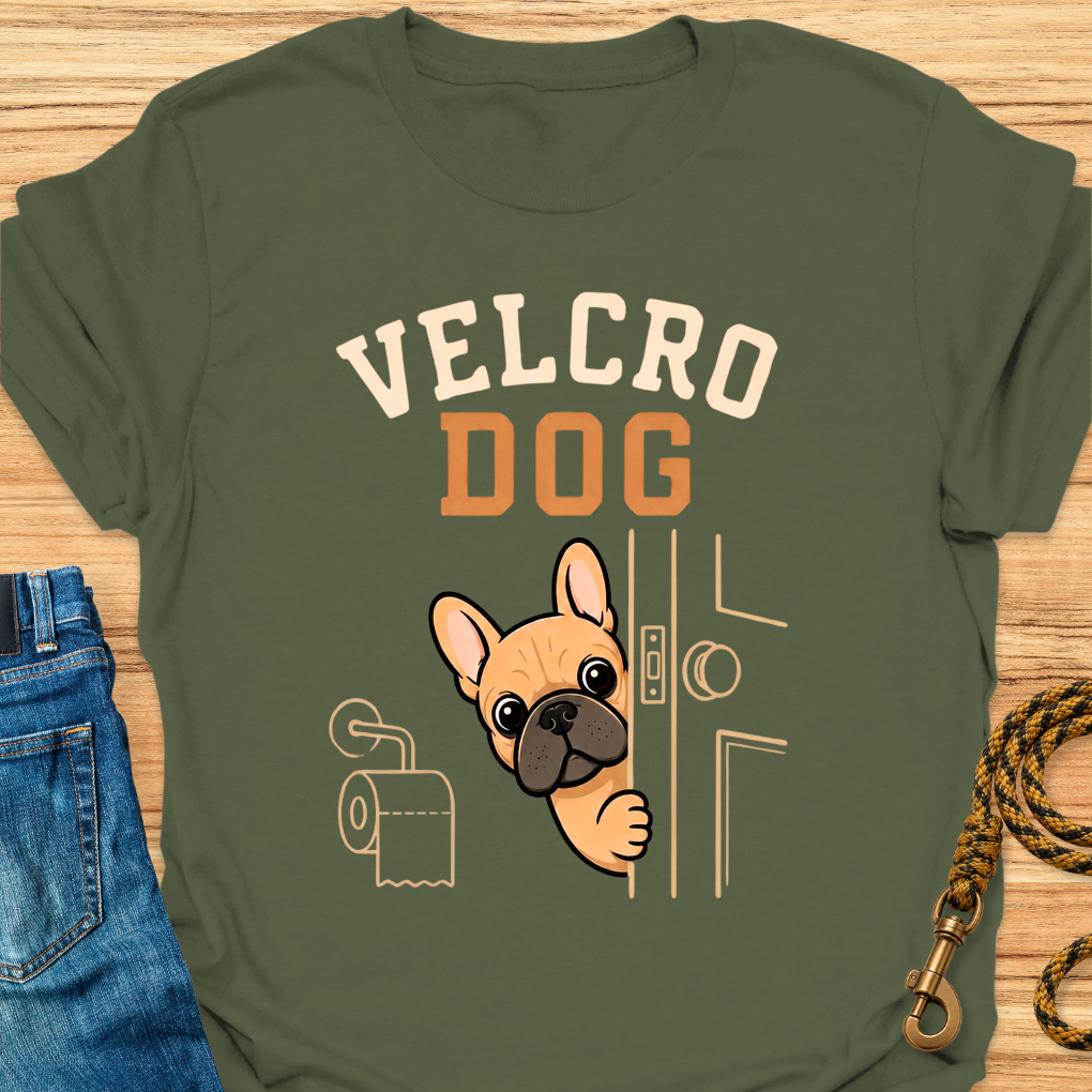 Frenchie velcro dog