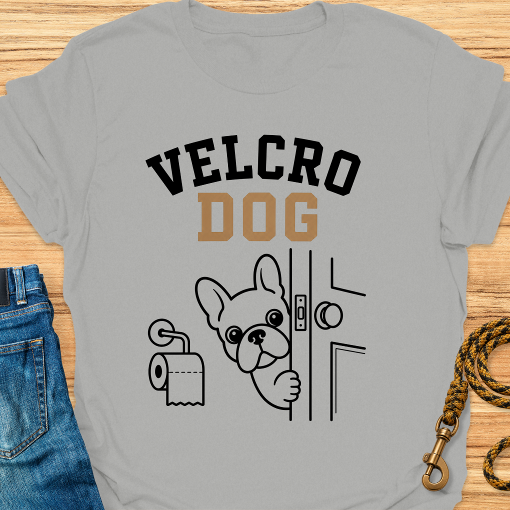 Frenchie velcro dog