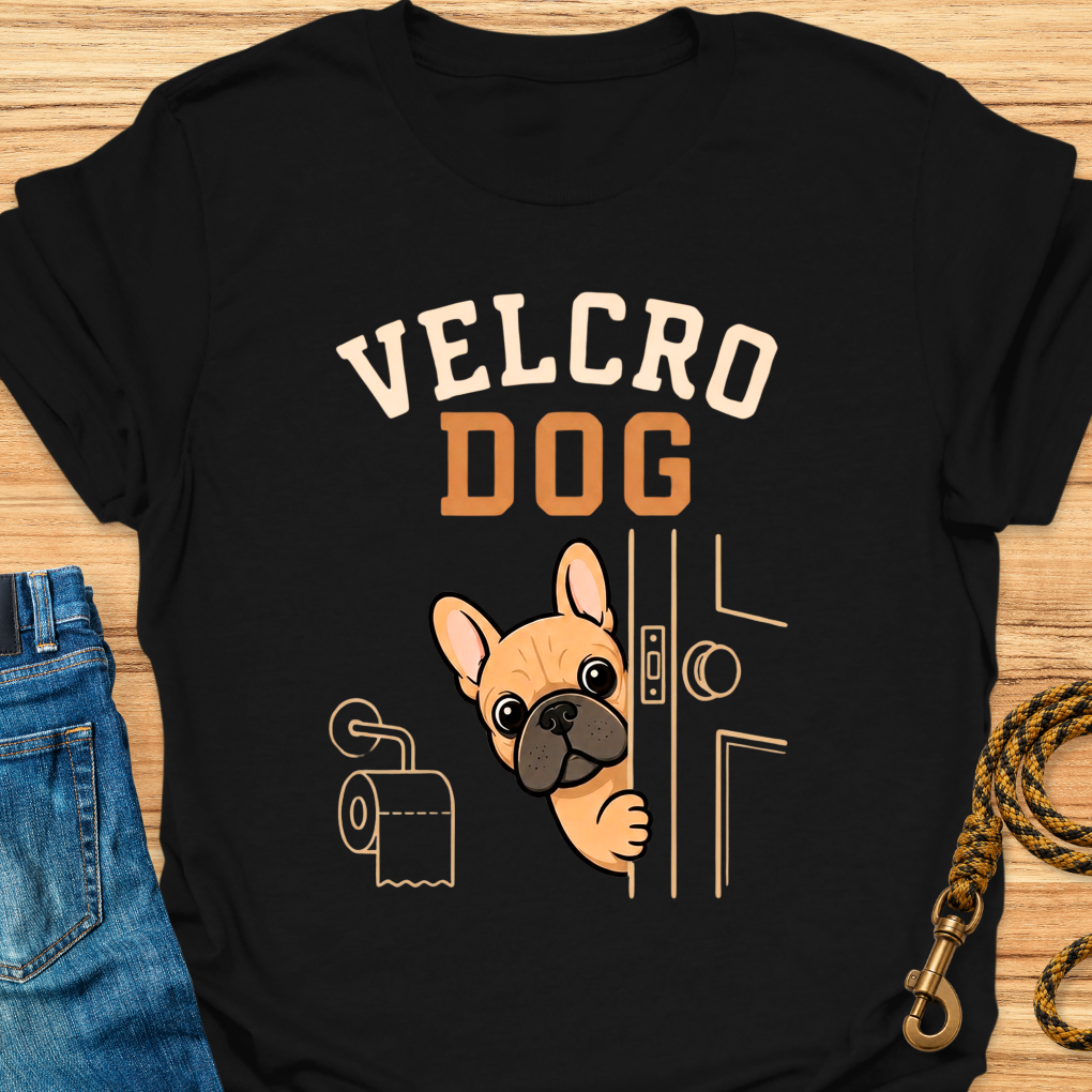 Frenchie velcro dog