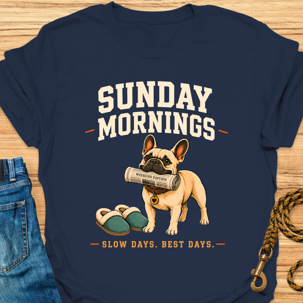 Frenchie Sunday mornings