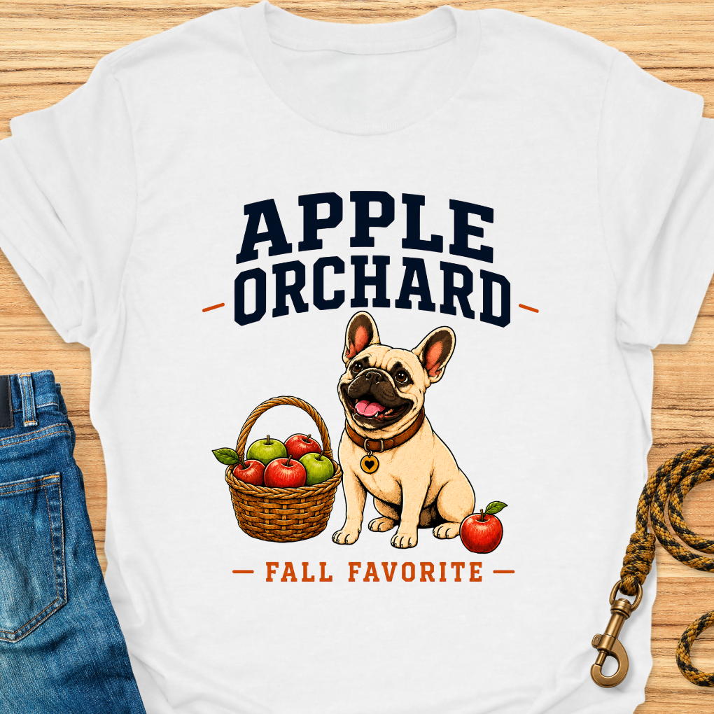 Frenchie apple orchard