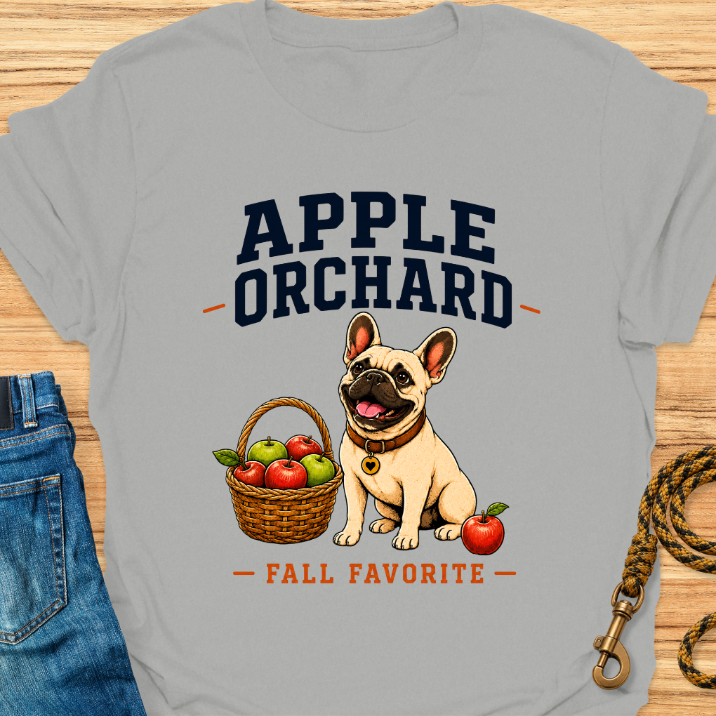 Frenchie apple orchard