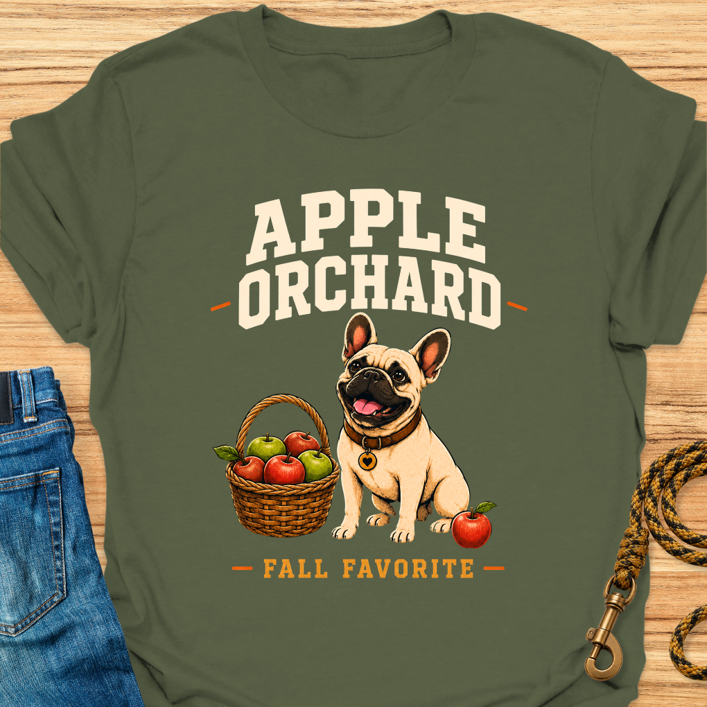 Frenchie apple orchard
