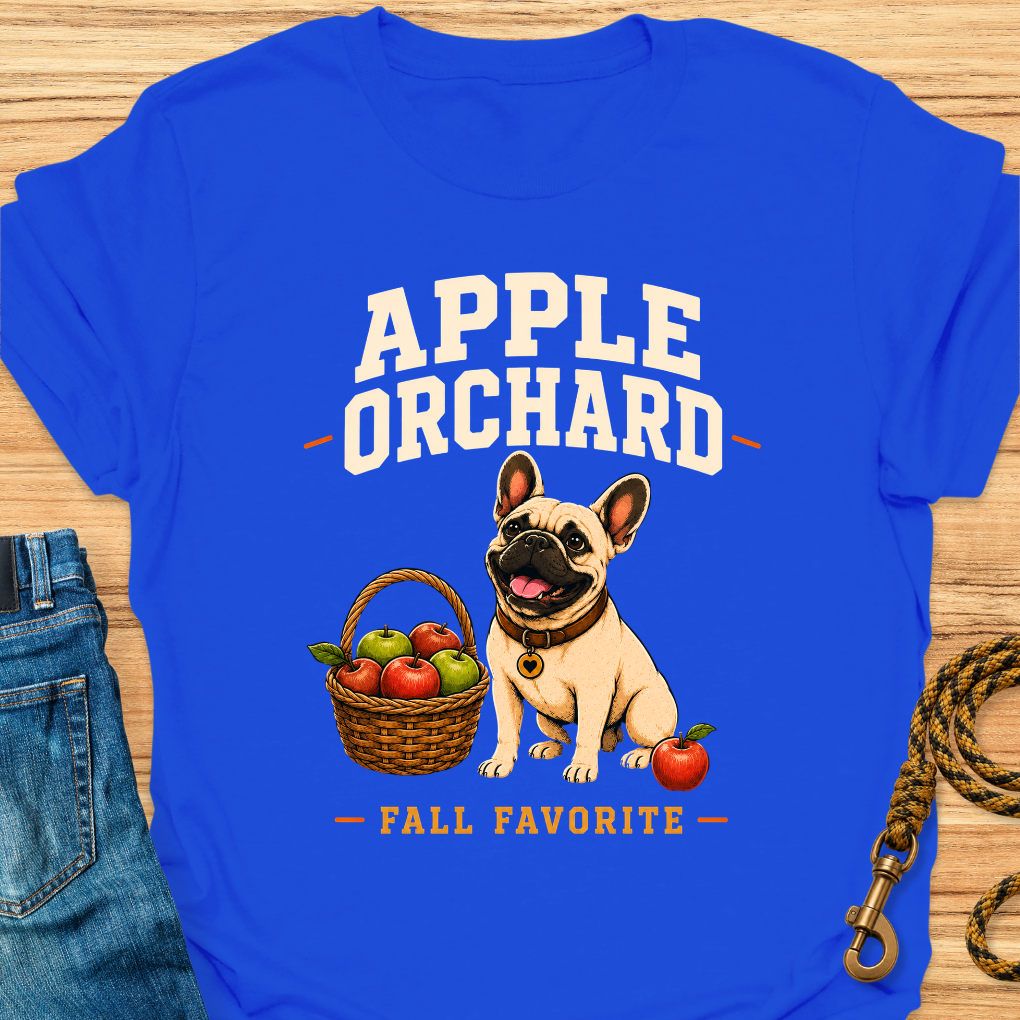 Frenchie apple orchard