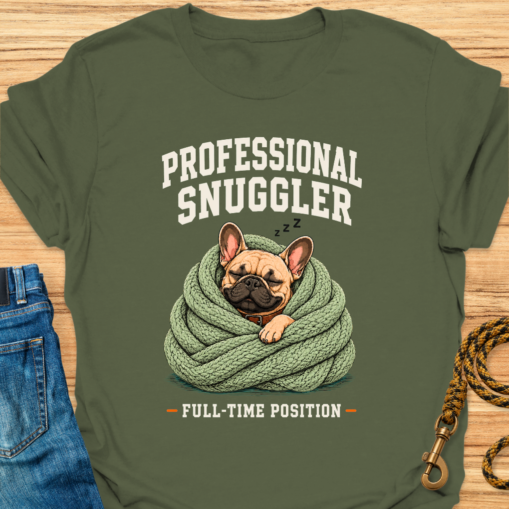 Frenchie snuggler