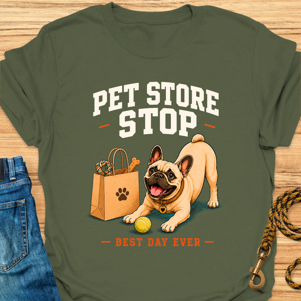 Frenchie pet shop stop