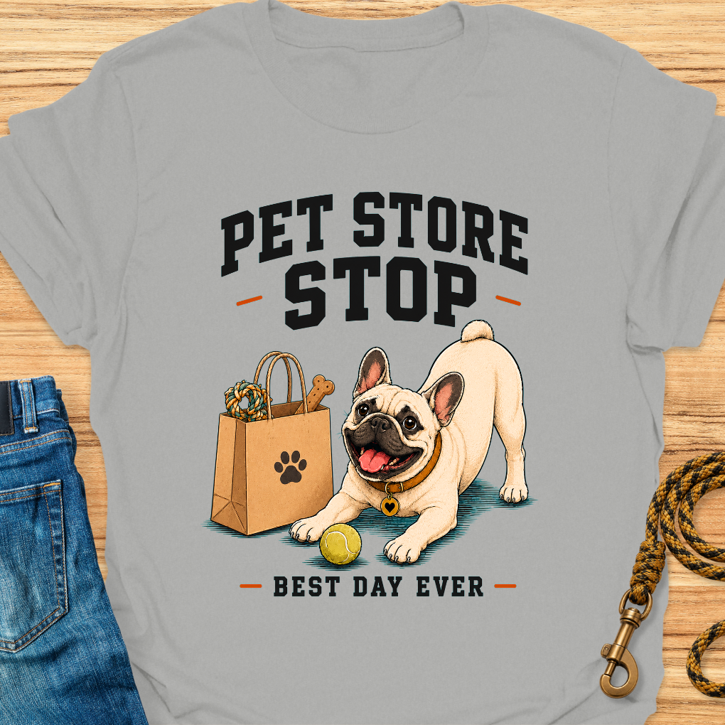 Frenchie pet shop stop