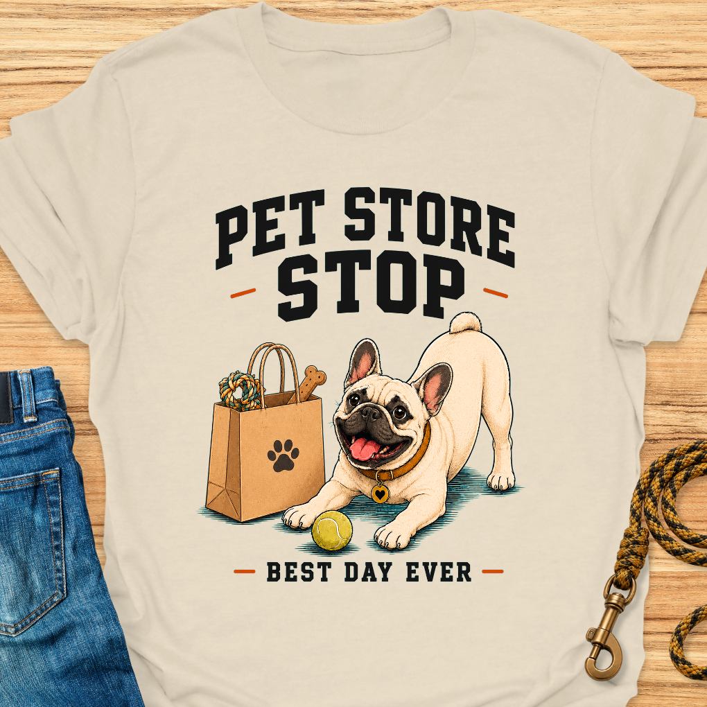 Frenchie pet shop stop