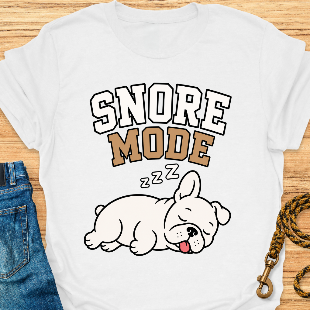 Frenchie snore mode