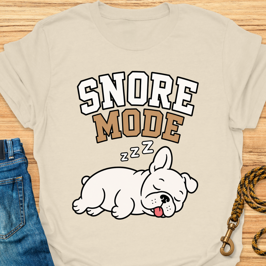 Frenchie snore mode