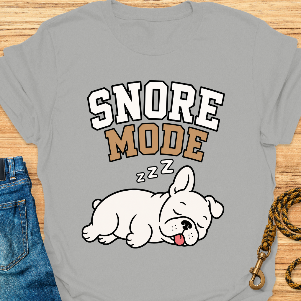 Frenchie snore mode