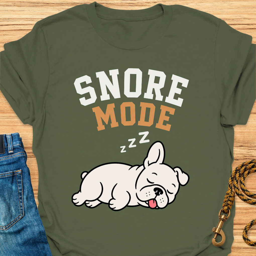 Frenchie snore mode