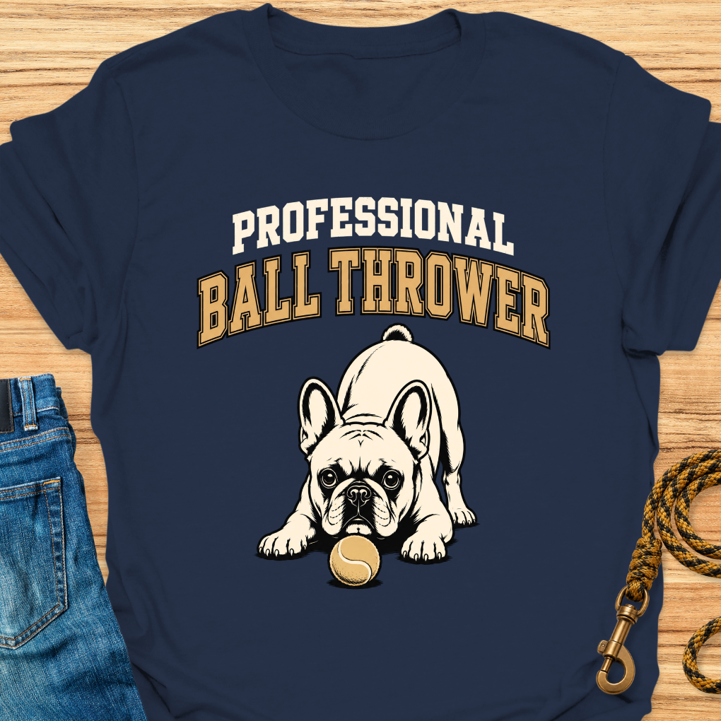 Frenchie ball thrower